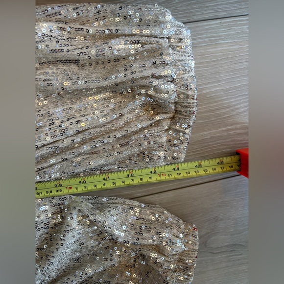 BCBG Girls Sequin Ruffle Jumpsuit (Big Kids), size 16. - Picture 14 of 14